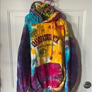 Kids Tie-Dye Grandfather Mountain Hoodie